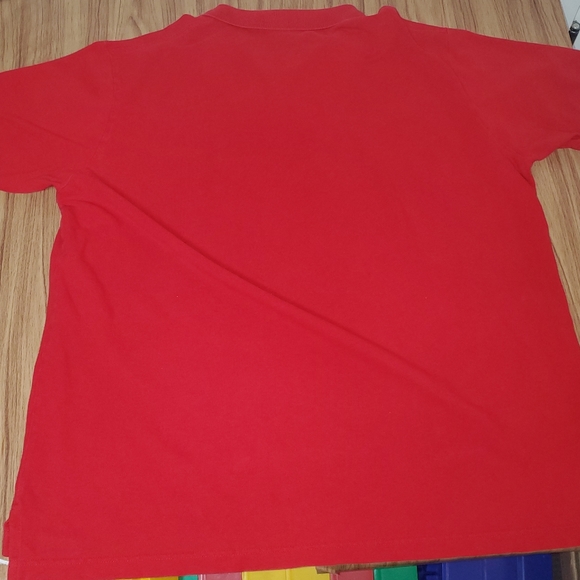 Vintage Polo Jeans Co Red Short Sleeve Polo Shirt Men's Size XL USA 100% Cotton - Picture 9 of 9
